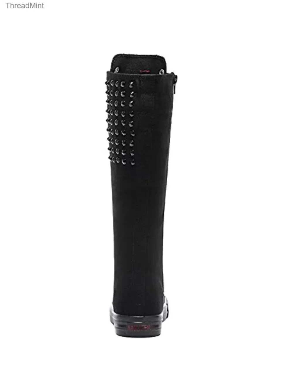 Canvas Knee High Lace Up Platform Boots Punk Style